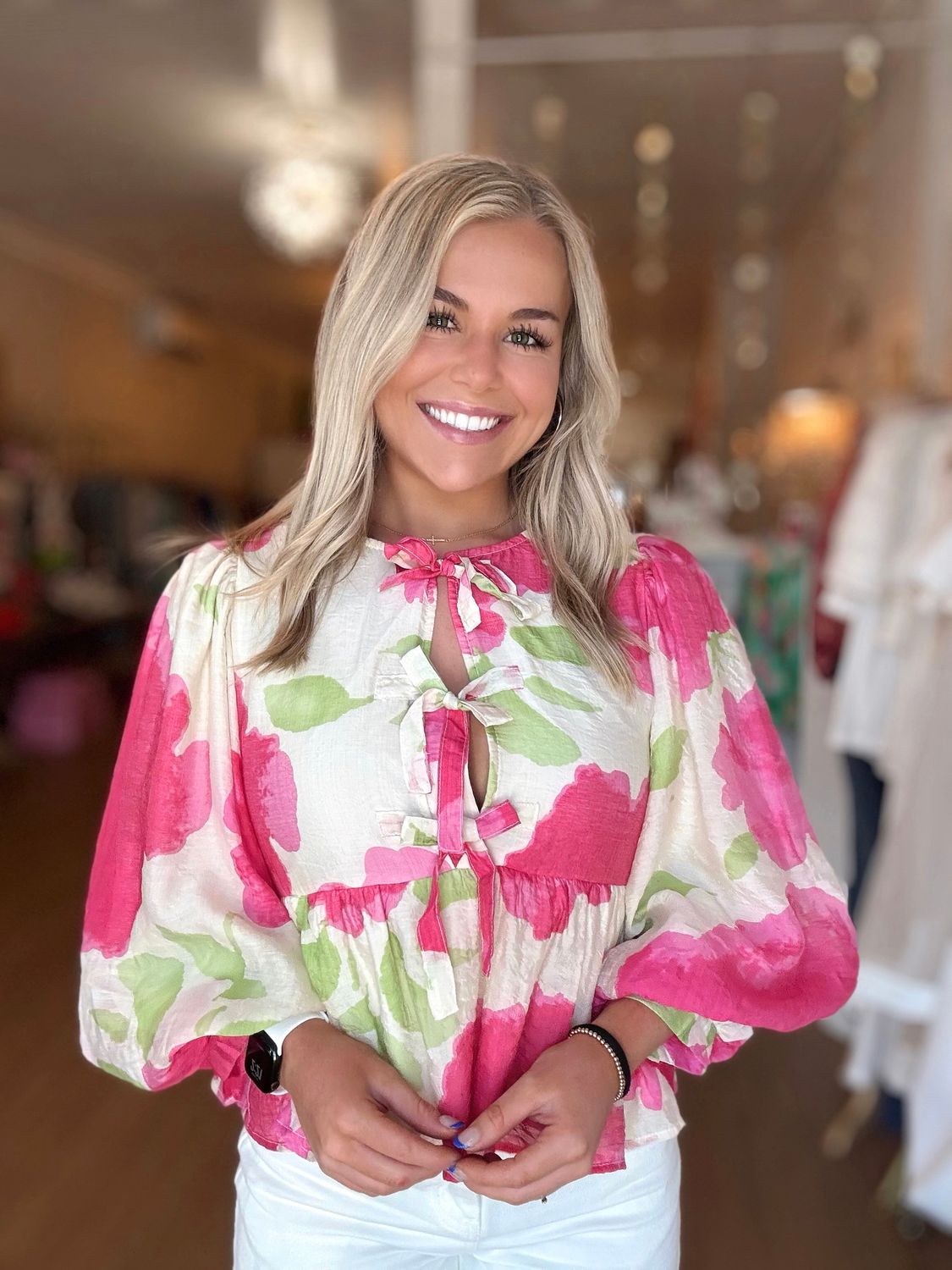 Bowtacular long sleeve top