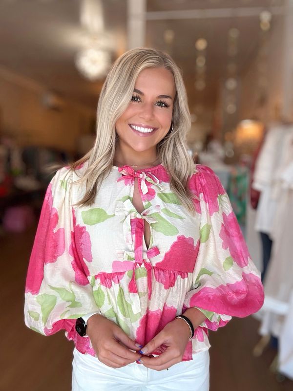 Bowtacular long sleeve top