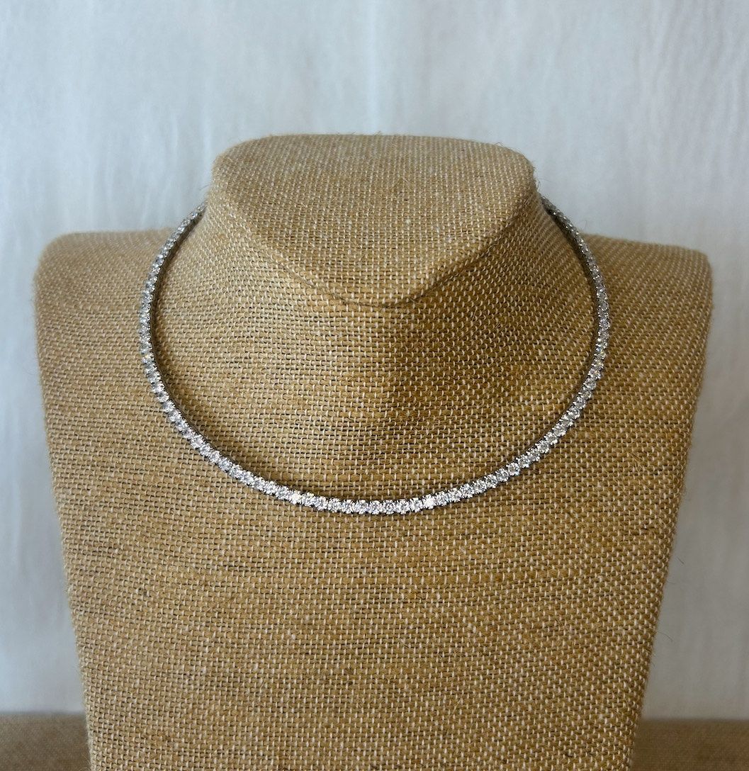 Water Resistant Tennis Necklace