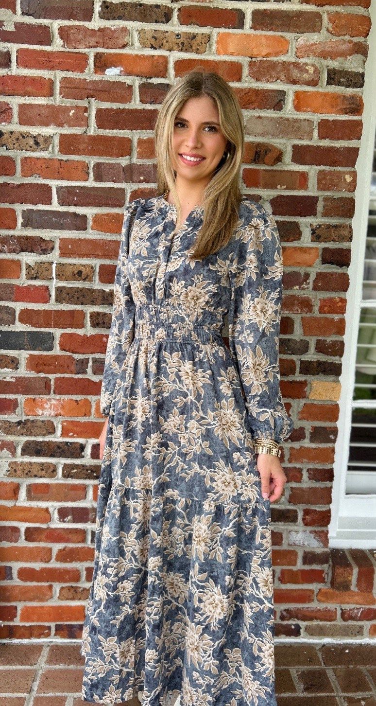 Everything I Love Maxi Dress /Dusty Blue