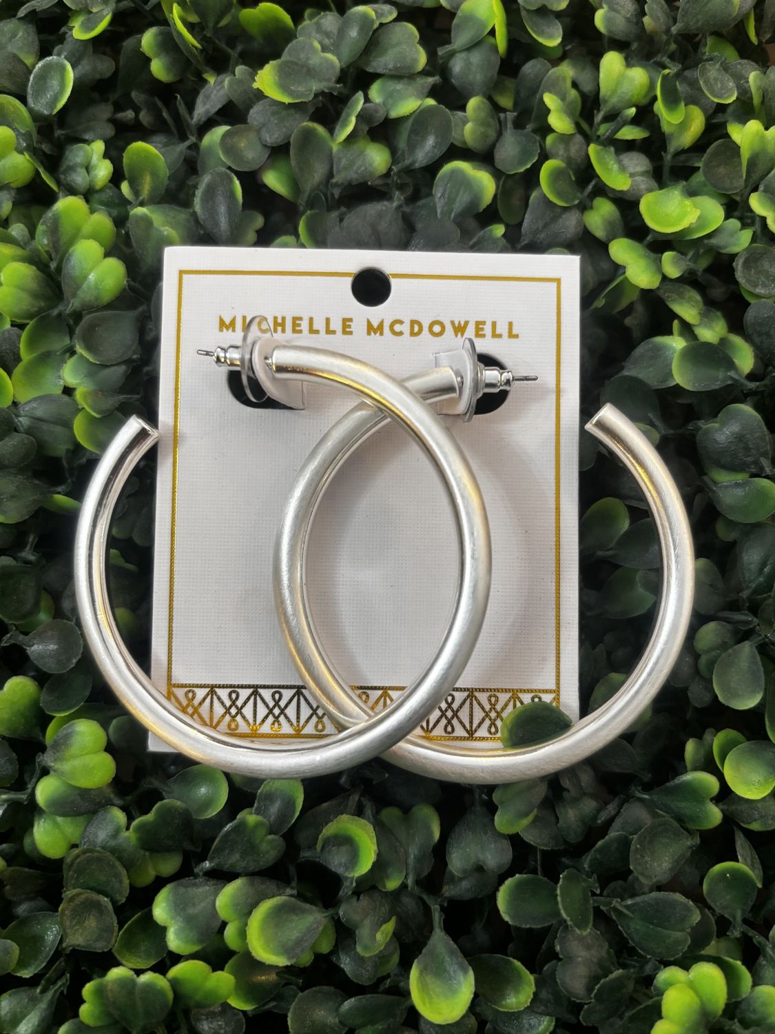 Silver Estonia Hoops