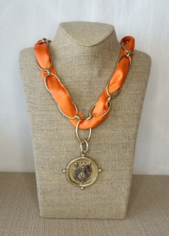 Roaring with Pride Scarf Necklace