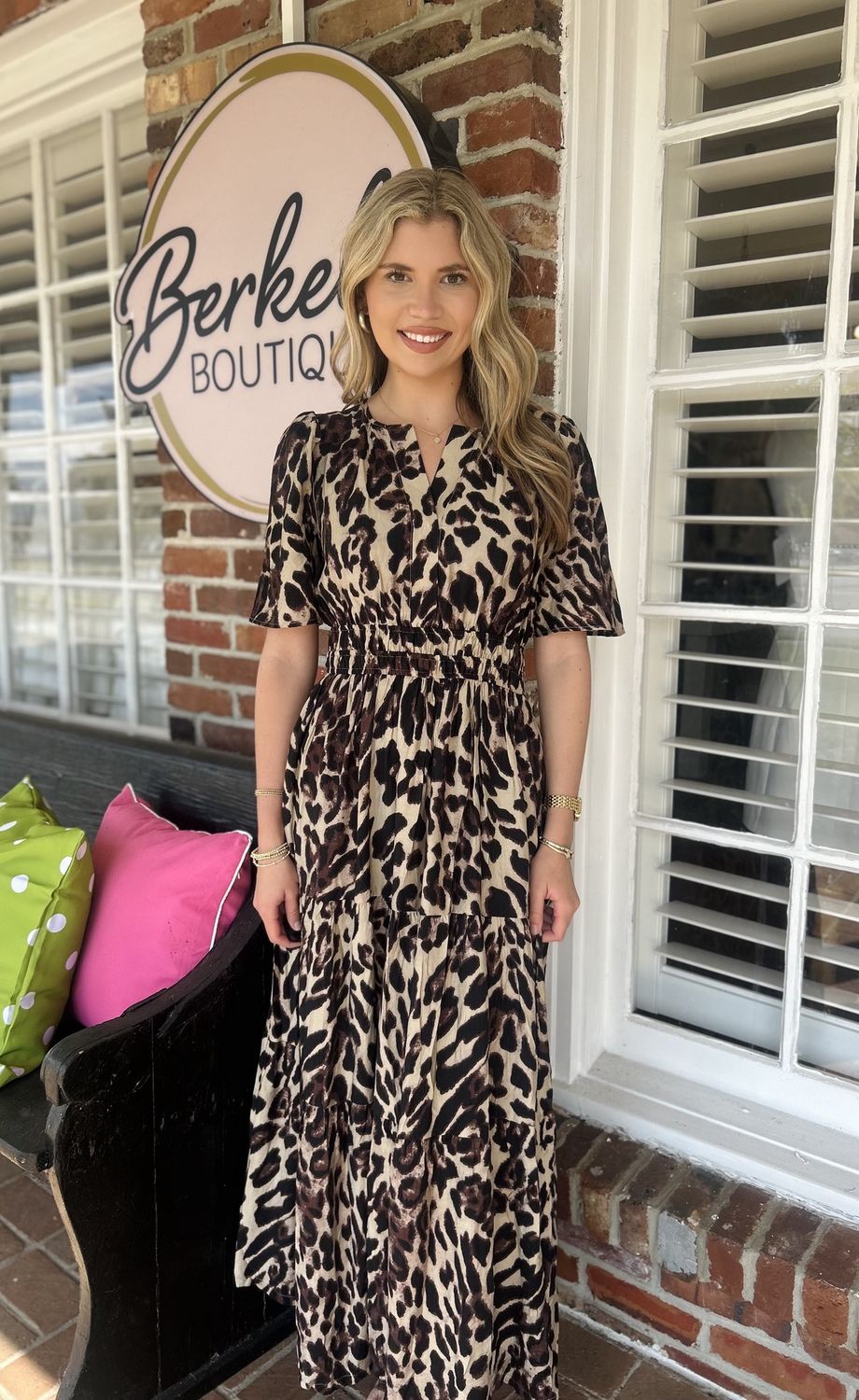 What Do You Know? Leopard Maxi Dress