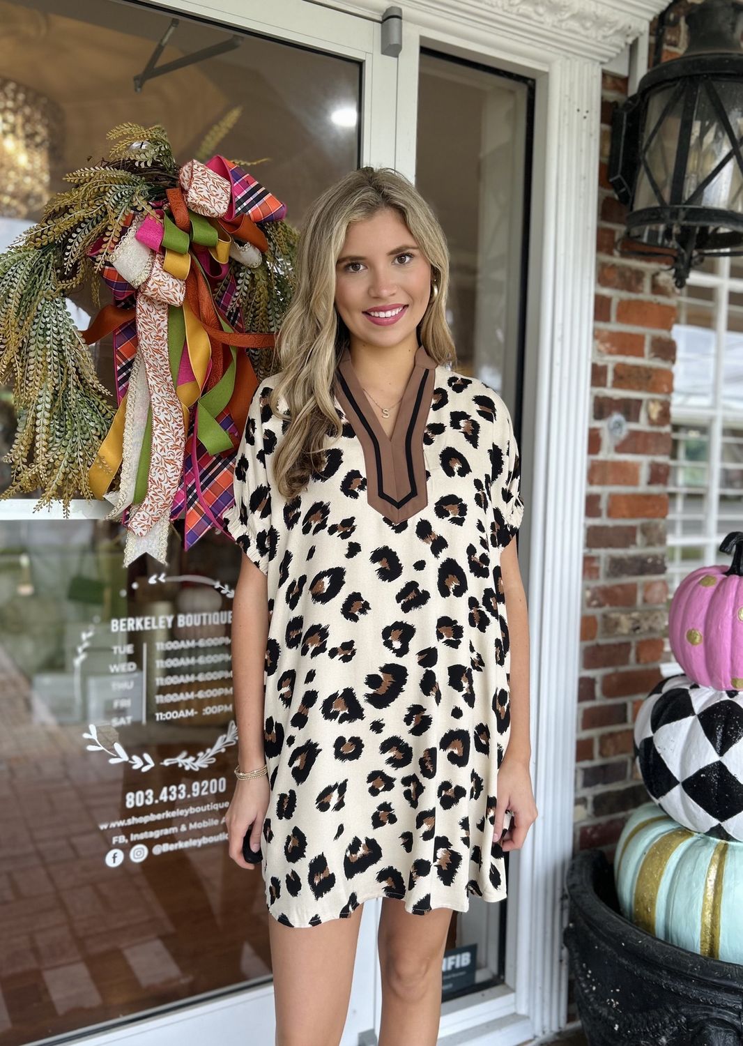 Sweet Times Leopard Print Dress
