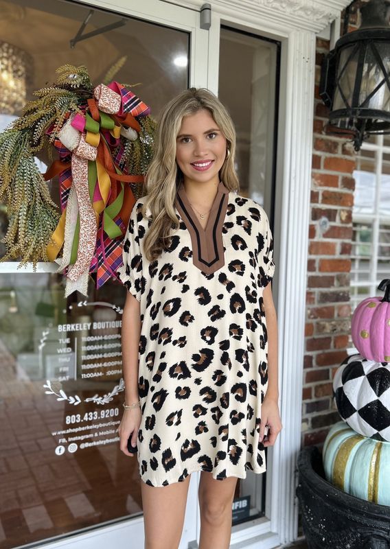 Sweet Times Leopard Print Dress