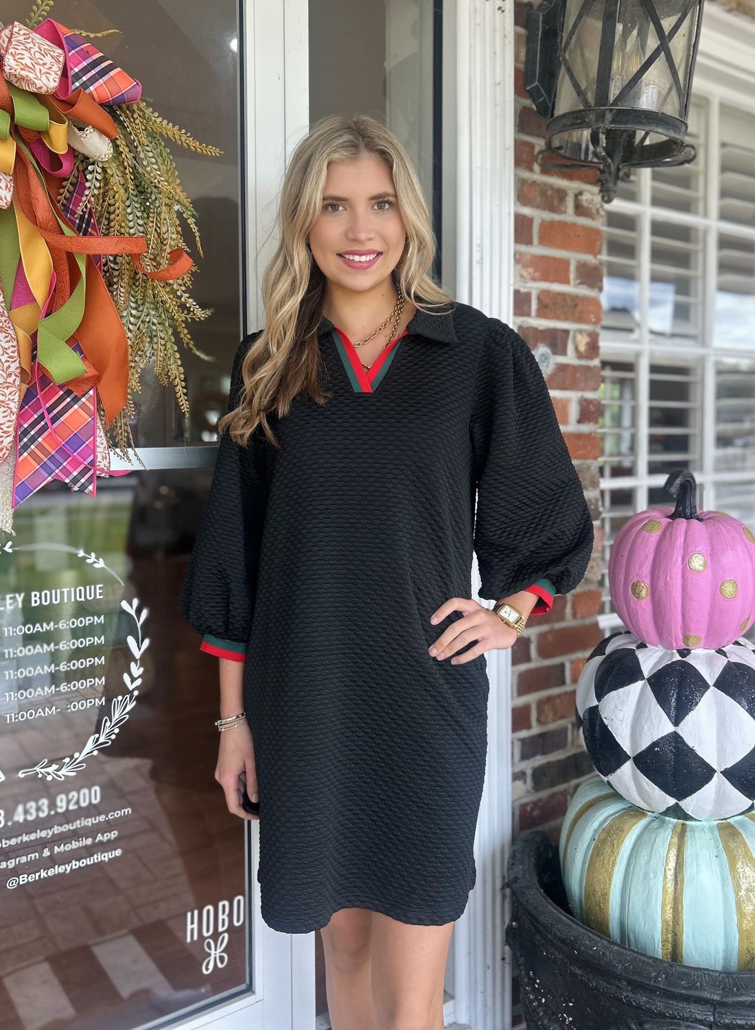 Follow My Lead, Black dress