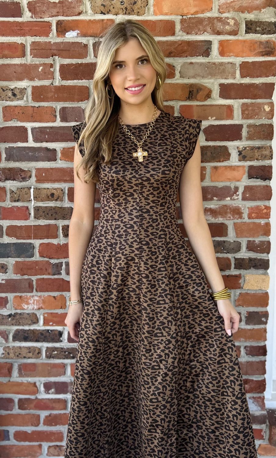 So Worth It Suede Knit Leopard Print Midi