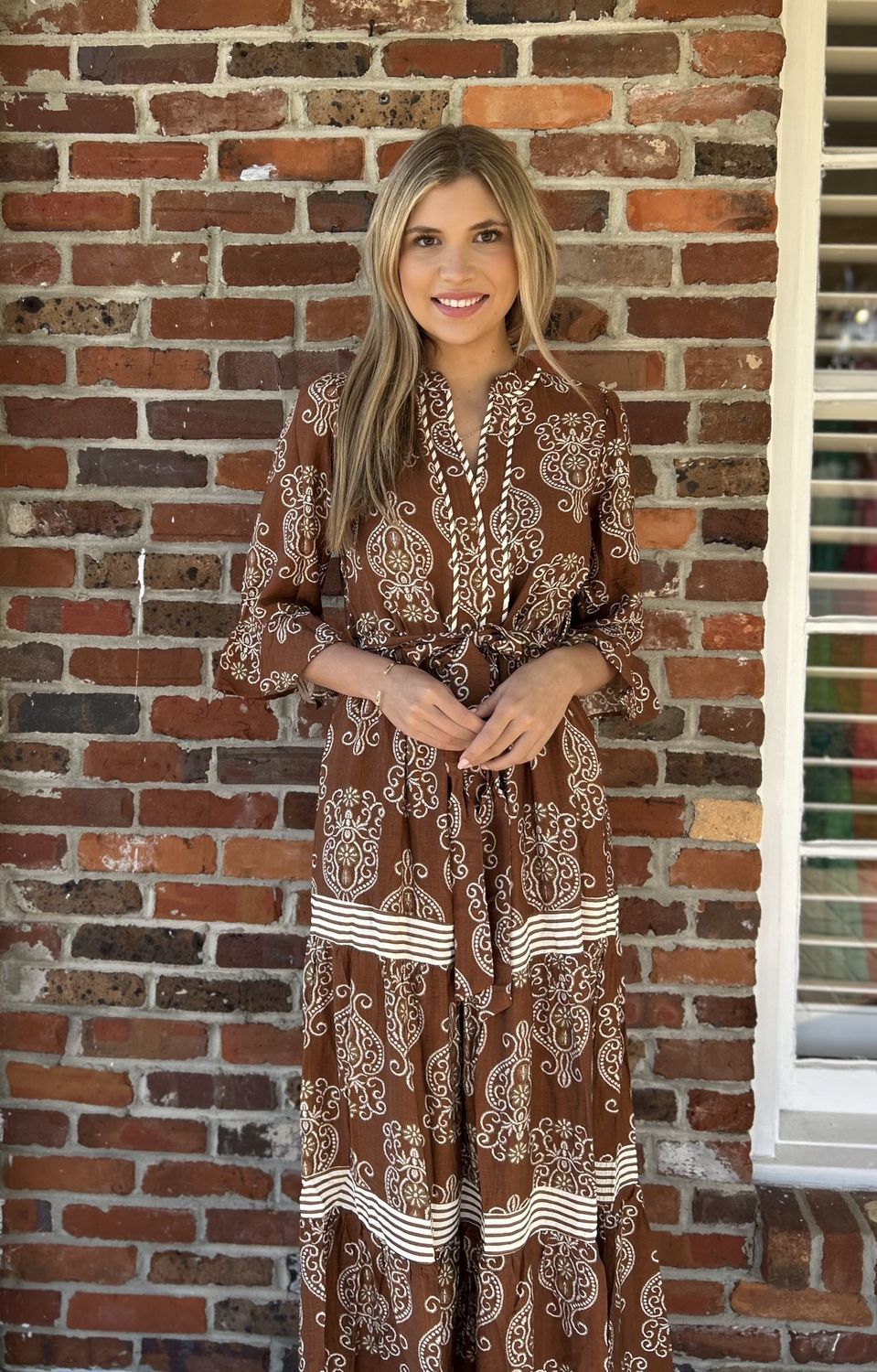 Let it be Easy, Woven Print Maxi