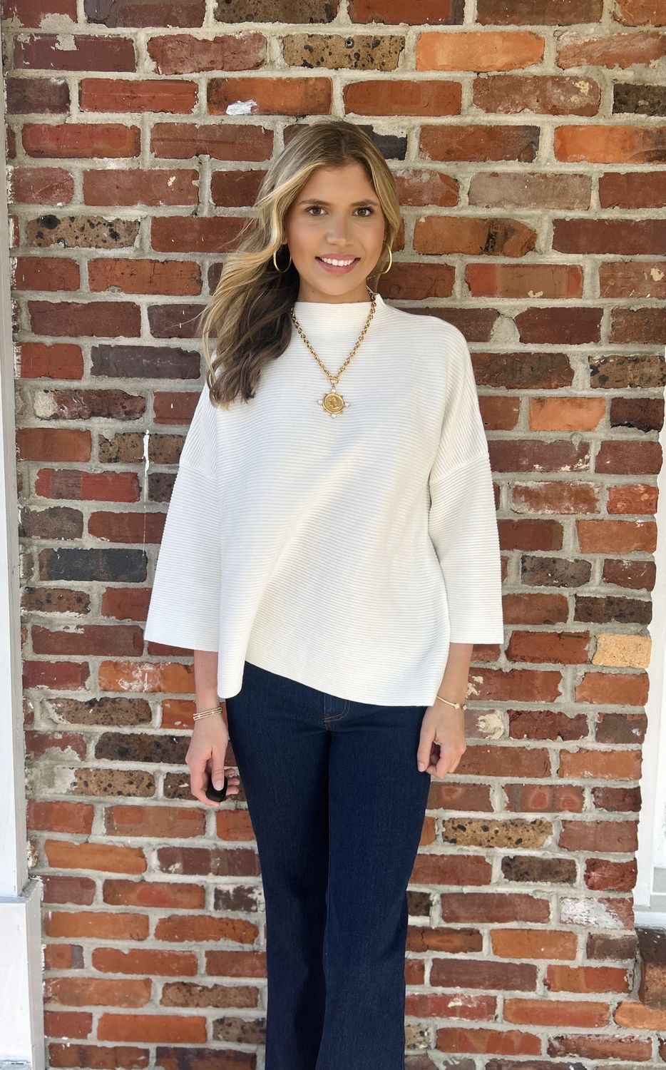 Down To Earth, Ivory Sweater