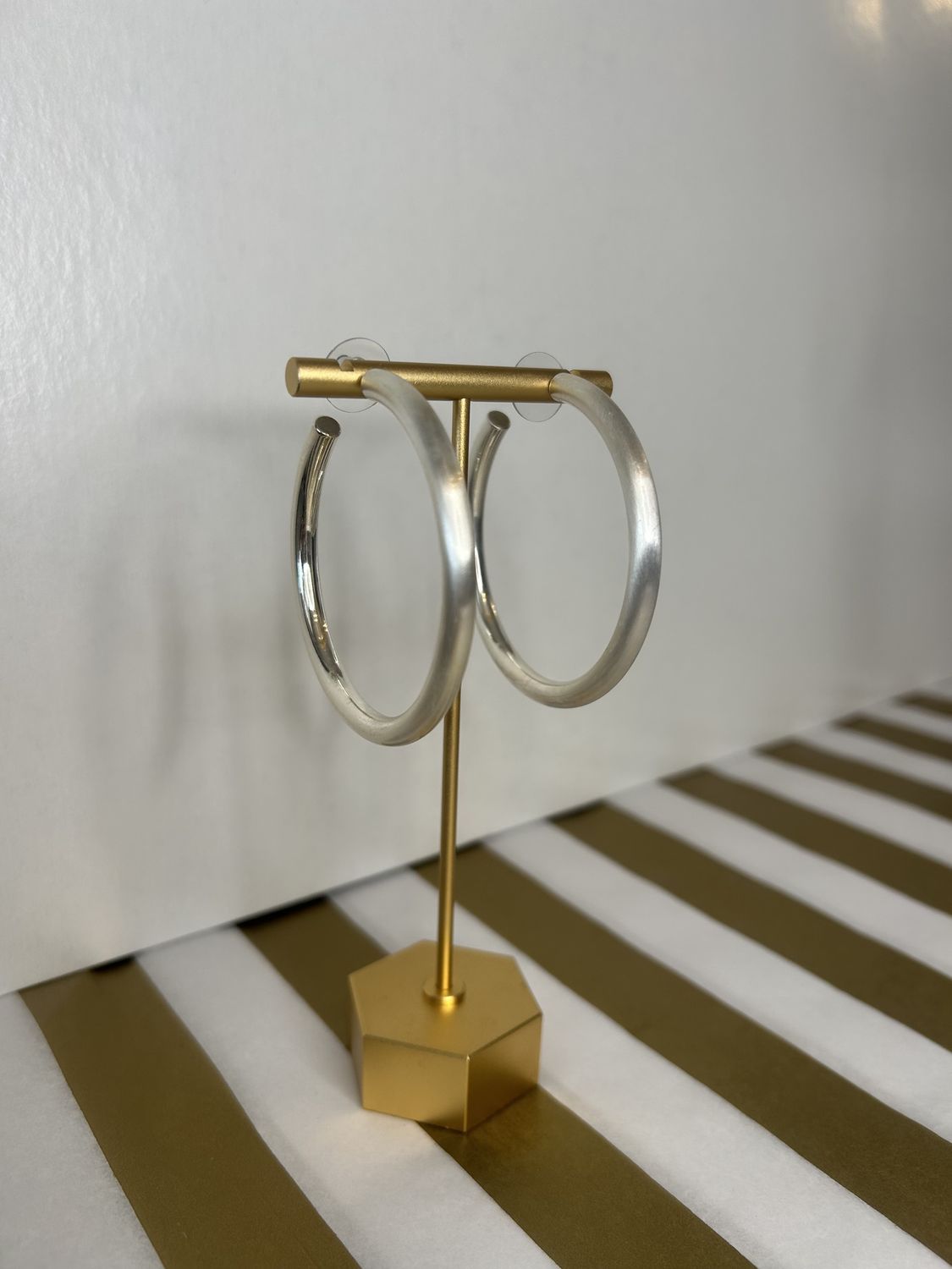 Silver Estonia Hoops