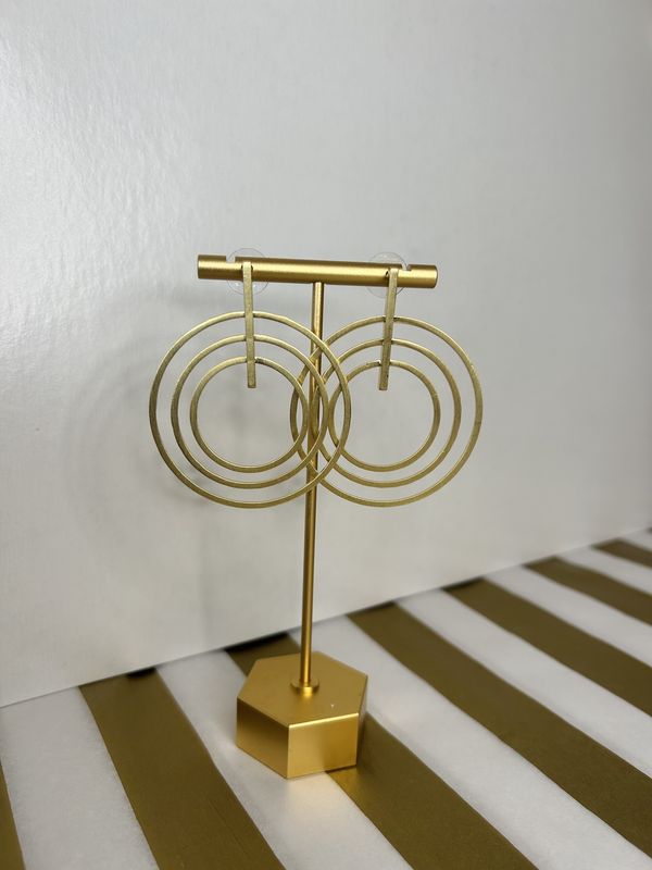 The Final Touch, Gold Statement Earrings