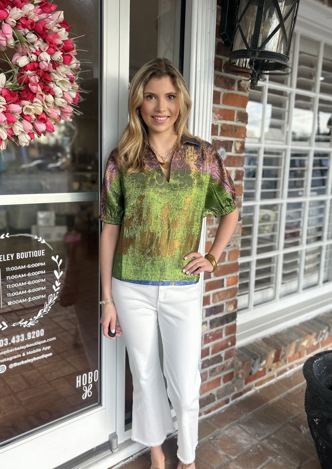 Show Me Your True Colors Colorful Abstract Top