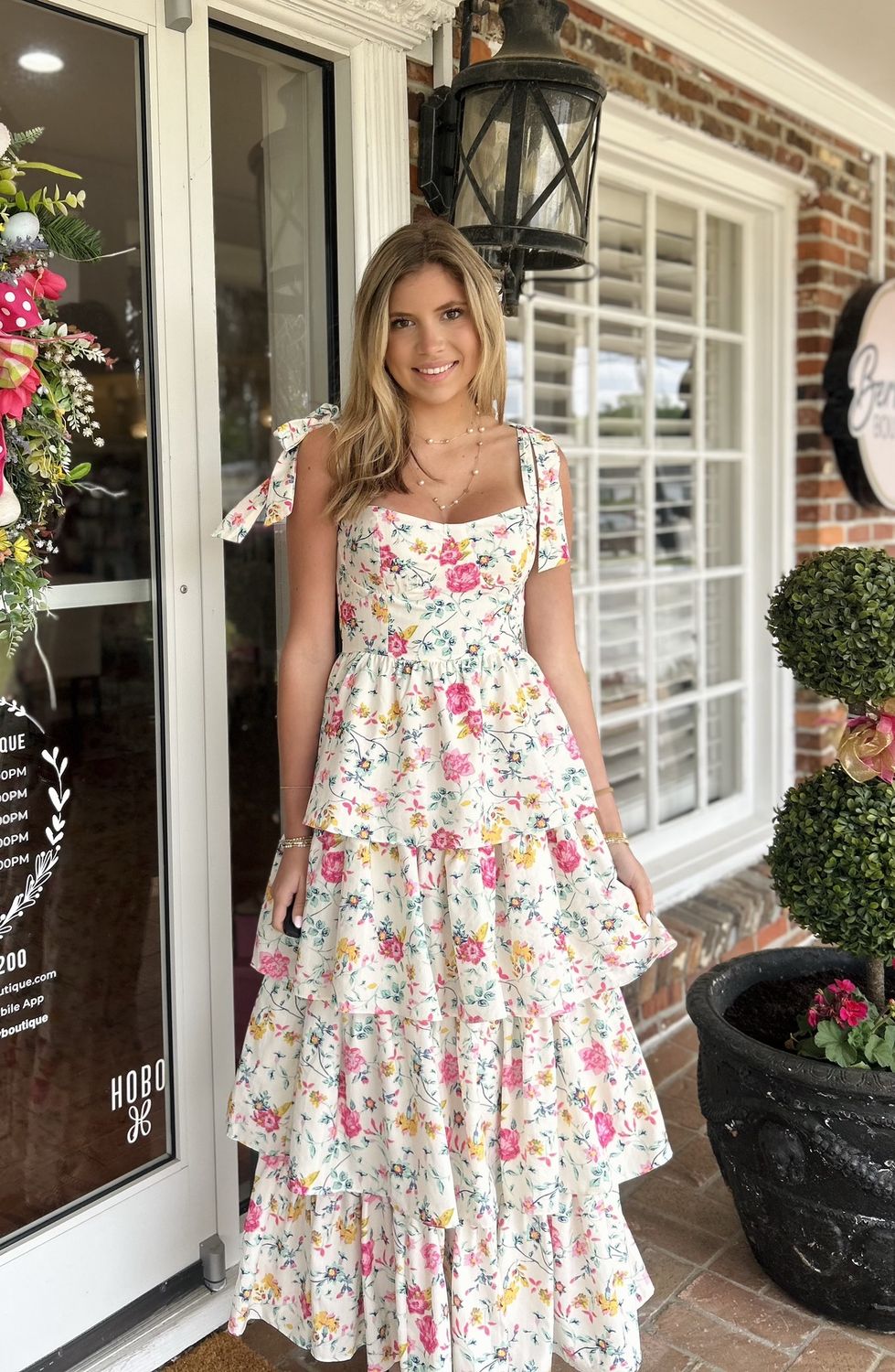 The Secret Garden Floral Tiered Maxi