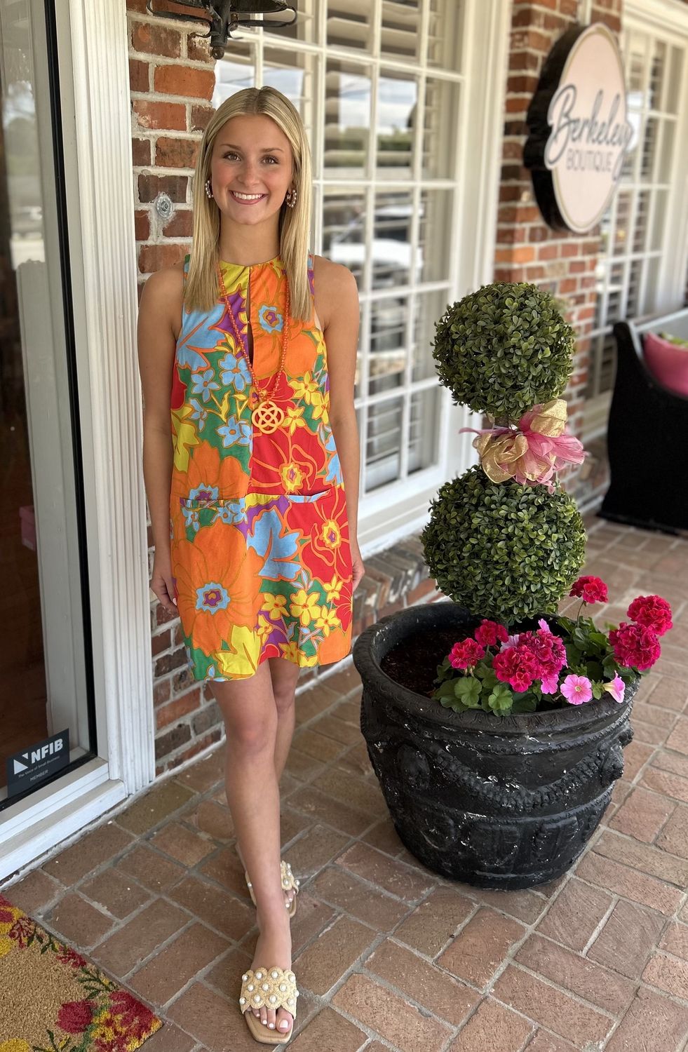 Be the Focus in Floral, Vacation Ready Dress