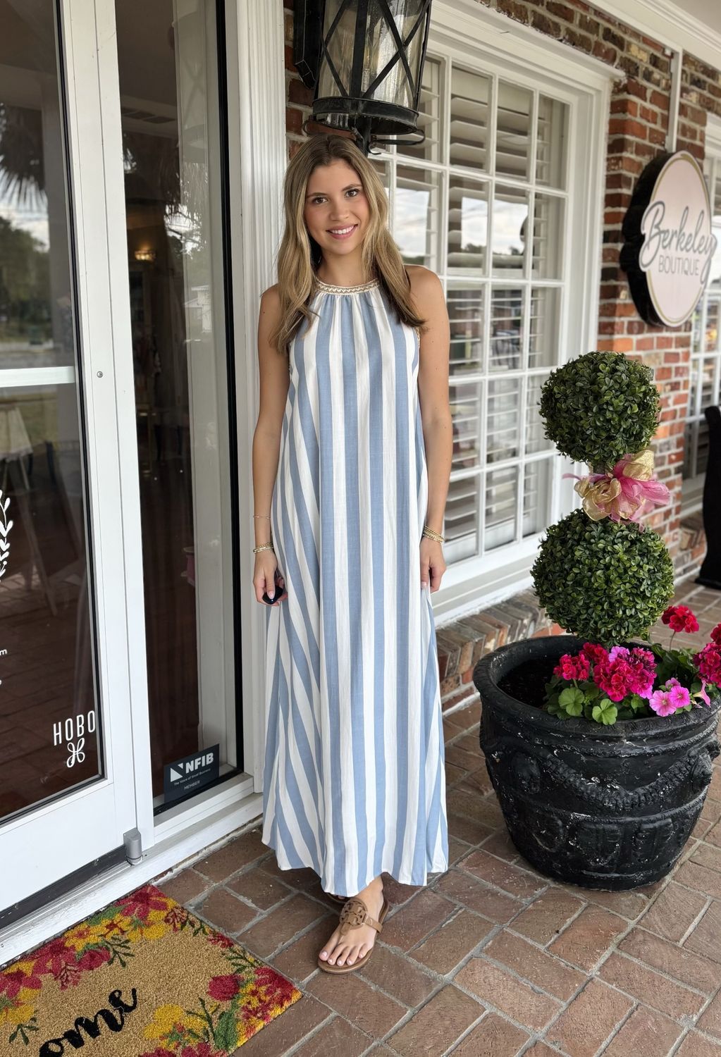 Picnic Pretty, Halter Neck Maxi