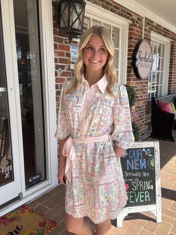 All This Time Floral Printed Dress