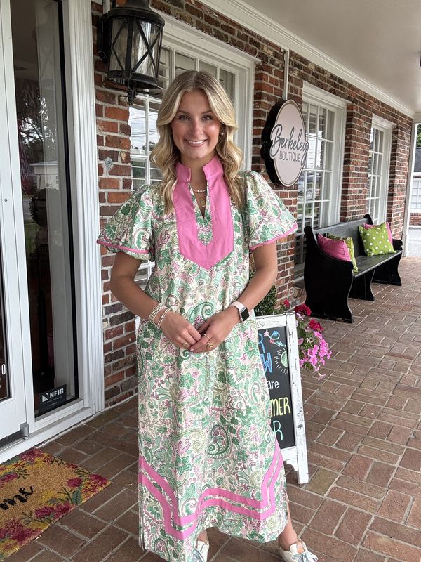 Here In This Moment Paisley Midi Dress