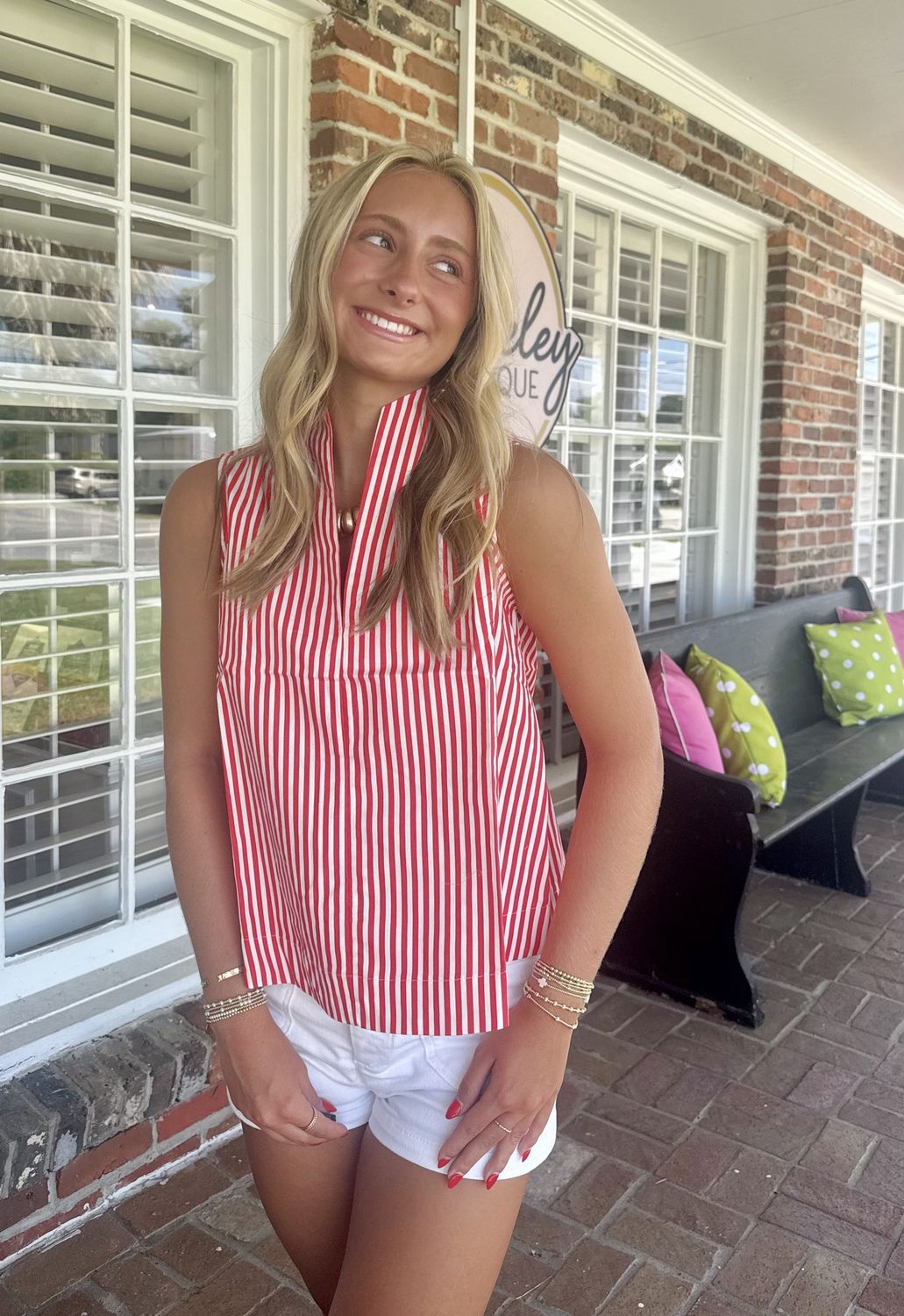Stripe it like its Hot, V-Neck