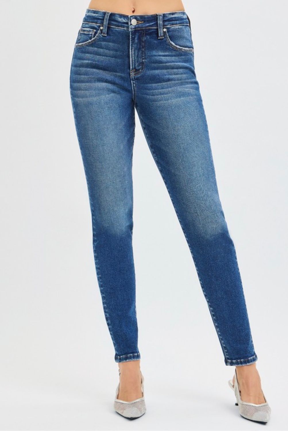 The Truth Is Mid Rise Tummy Control Skinny Jeans