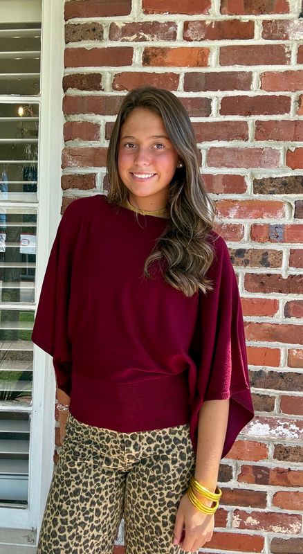 Just Meant to Be Batwing Dolman Sleeve