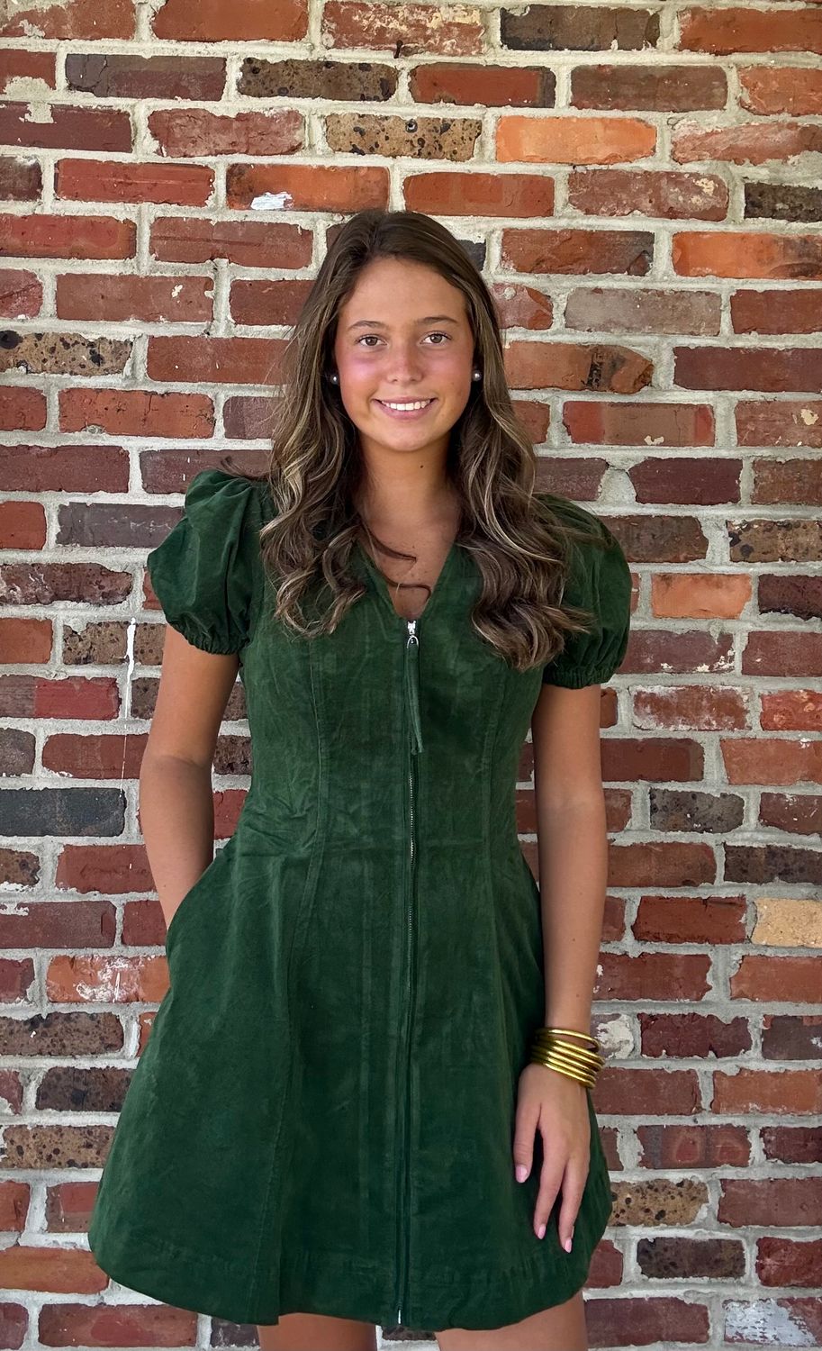 Ease Into It, Zip Up &amp; Go, V-Neck Dress