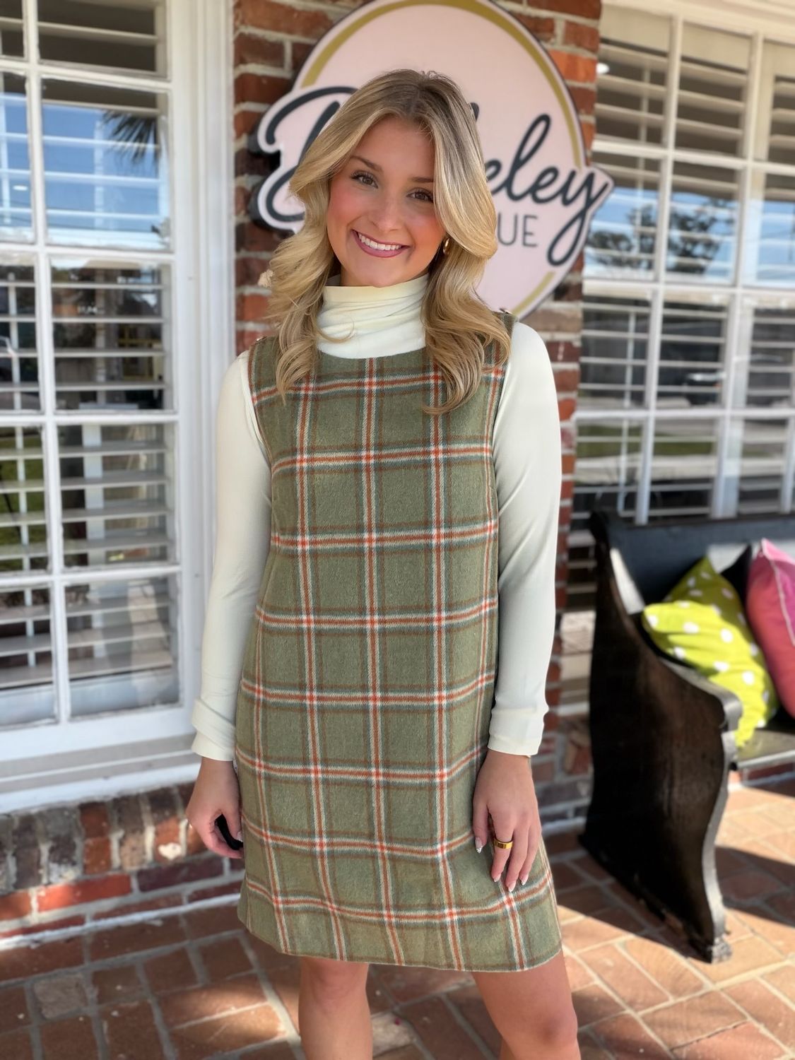 Growing Up Gorgeous Plaid Mini Dress
