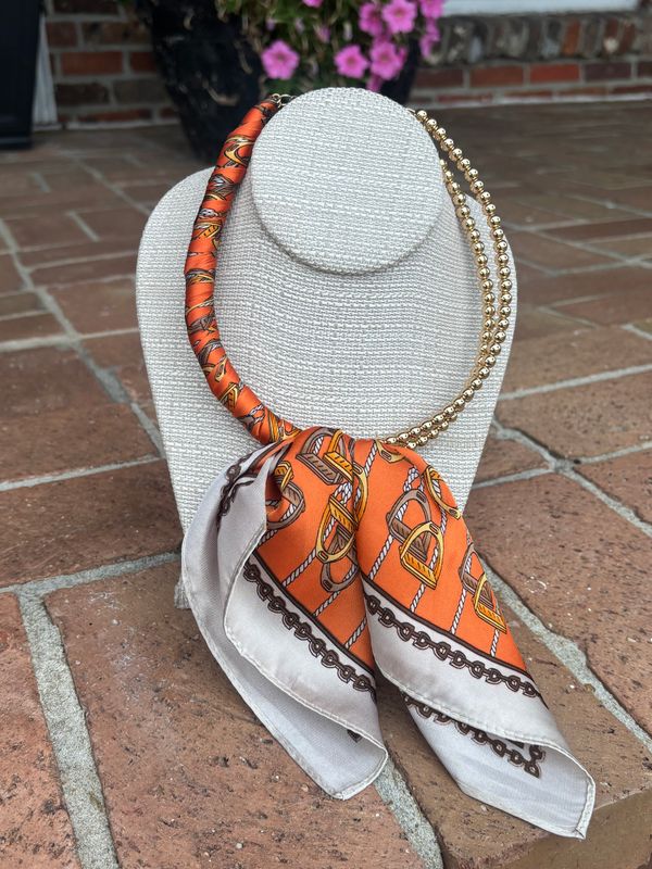 Tie your Look Together, Scarf Necklace