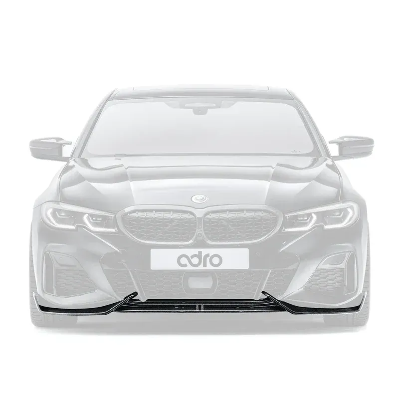 BMW 3 Series M340i G20 G21 (Pre-LCI) Carbon Fibre Front Splitter by Adro (2018-2022)