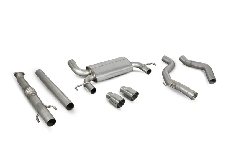 Scorpion SVXS064 Vauxhall Corsa E VXR Non-Resonated Cat-Back Exhaust System