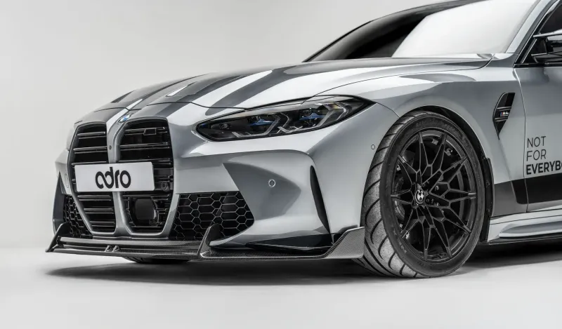 BMW M3 G80 G81 & M4 G82 G83 Dry Carbon Fibre Front Splitter by Adro (2021+)