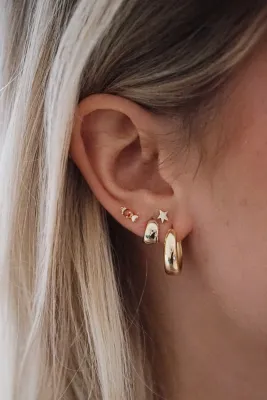 Dancing star studs