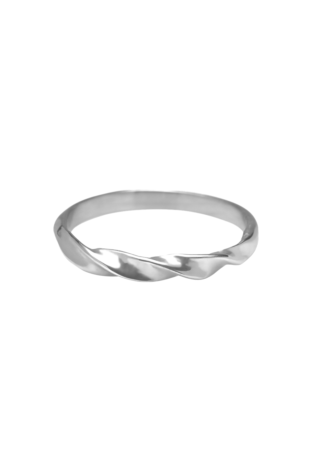 Silver Tiny Wave Ring, handcrafted in Bali from 925 silver with a subtle wave design – Maison Maeva.