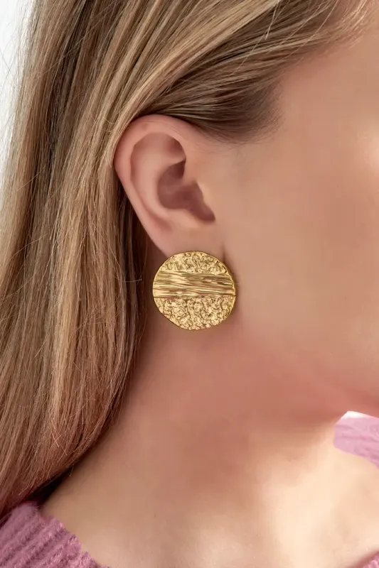 Round Structured earrings