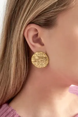 Round Structured earrings