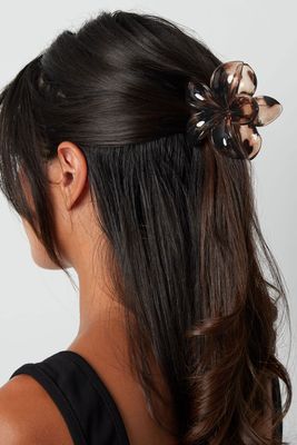 Leopard Hawai Flower Hairclip