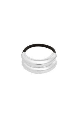 Bubble Bold Silver Hair elastic