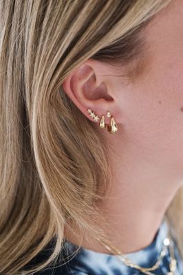 Twinkling Star Studs Gold Plated