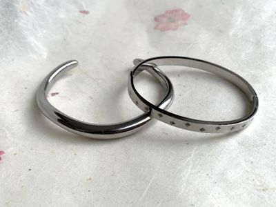 Silver bracelets