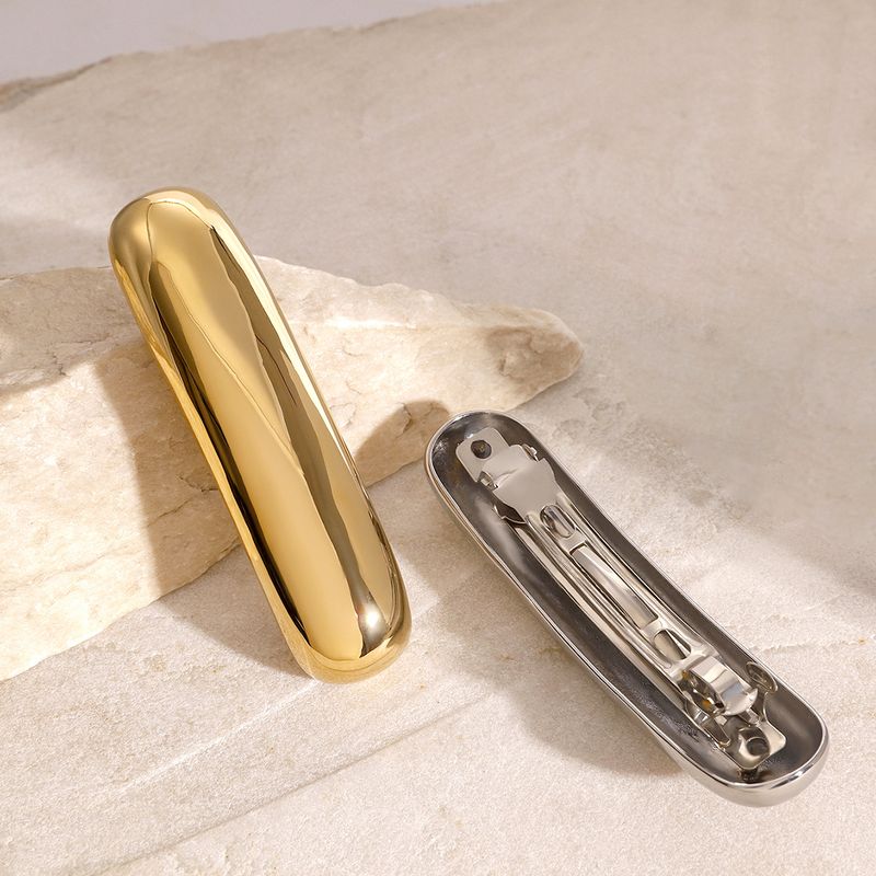 Chunky Elegance Silver Hairclip