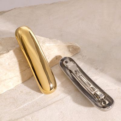 Chunky Elegance Silver Hairclip