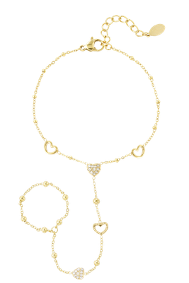 Spring love hand bracelet