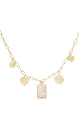 Charm necklace magic moon