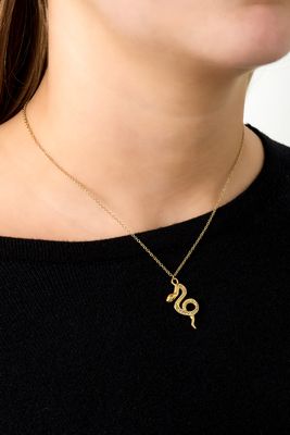 Love poison serpent necklace