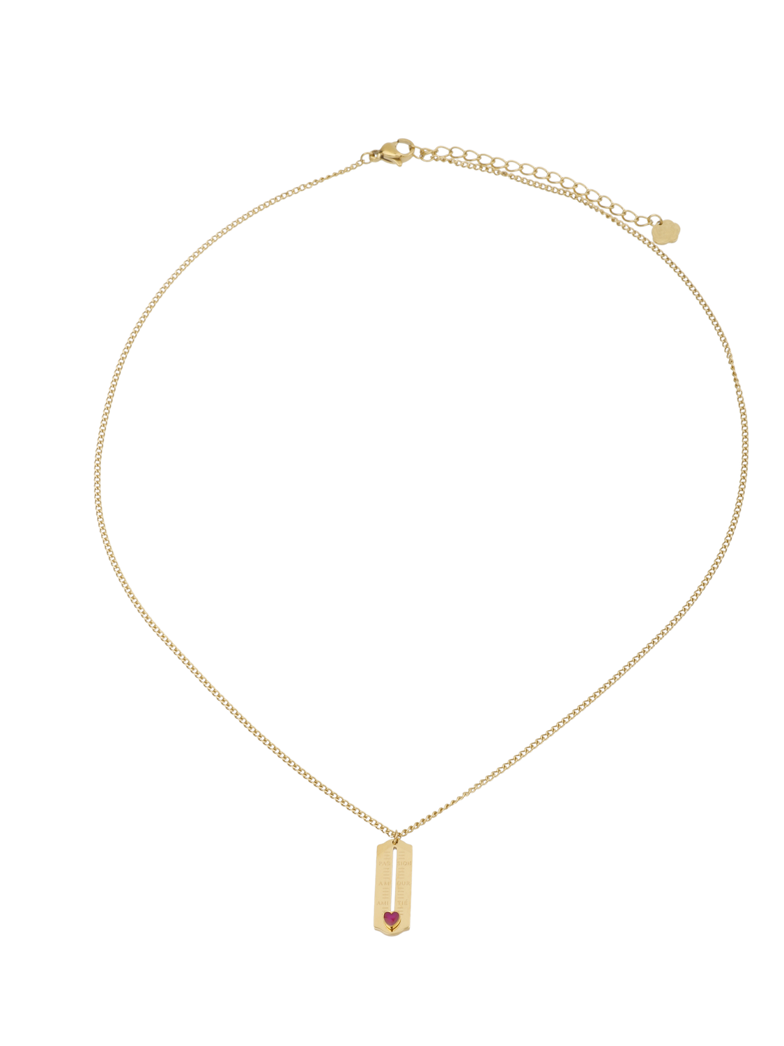 Heart Temperature Necklace