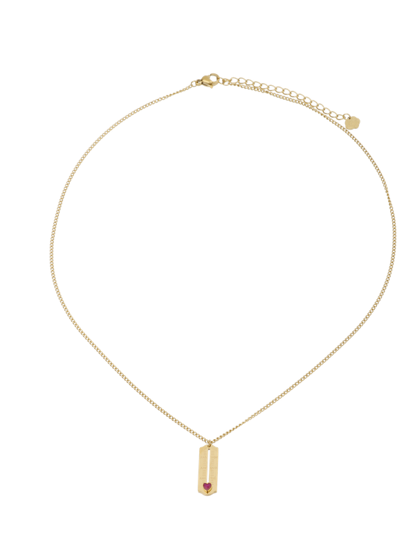 Heart Temperature Necklace