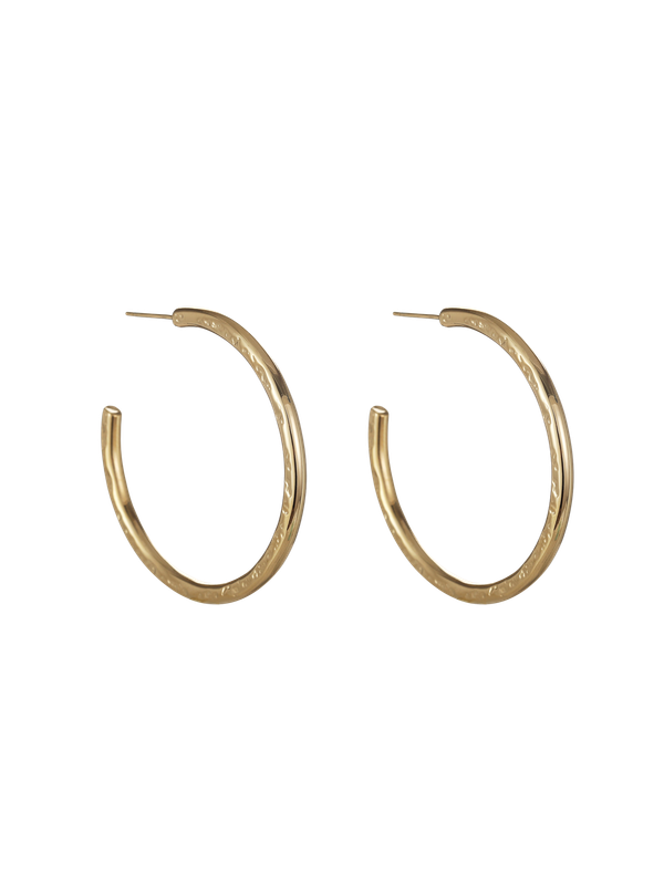 Hammered Hoops