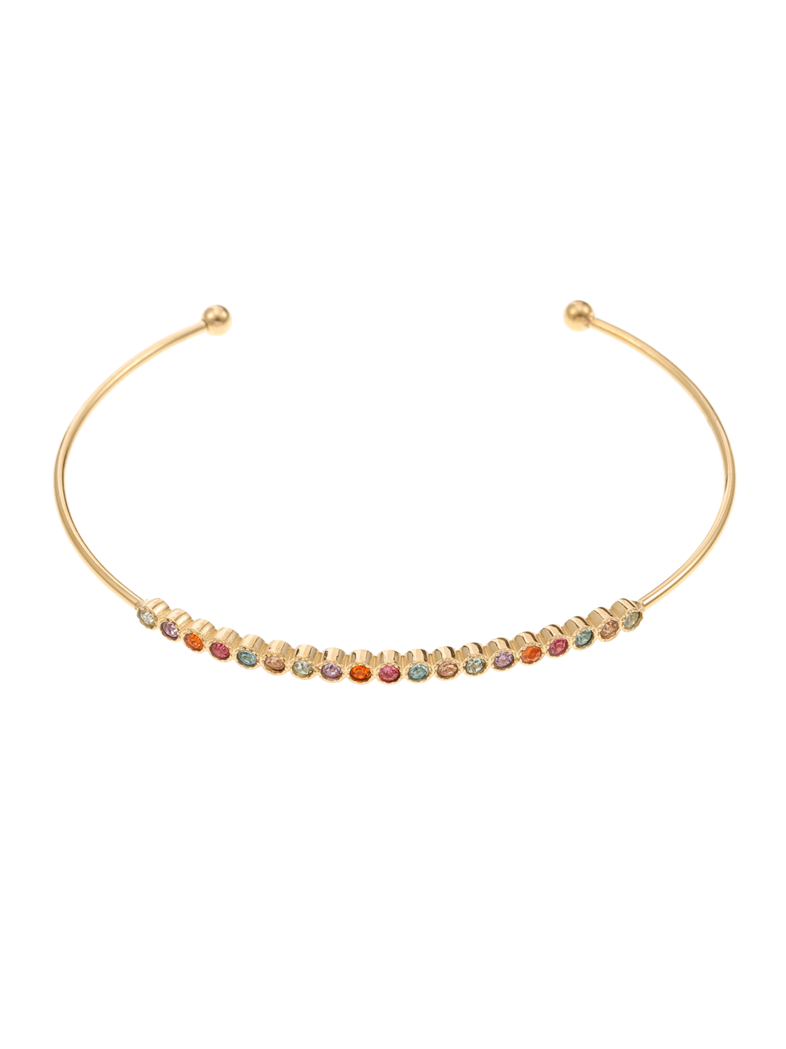 Multi Color Strass Bangle