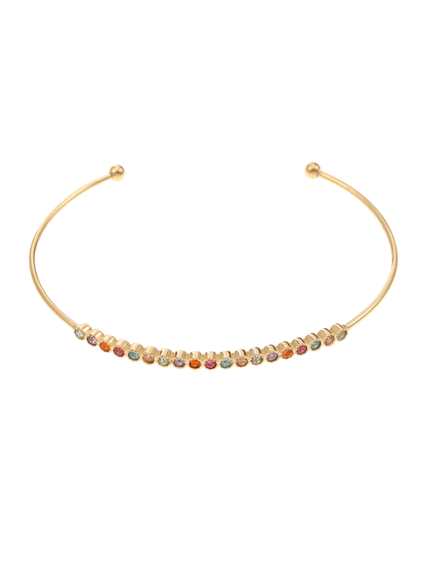 Multi Color Strass Bangle