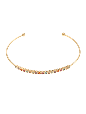 Multi Color Strass Bangle