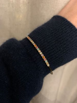 Multi Color Strass Bangle